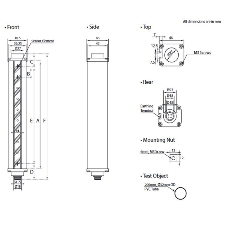 Fas Drawing INNO :: Inno FAS - Diffuse Area sensor